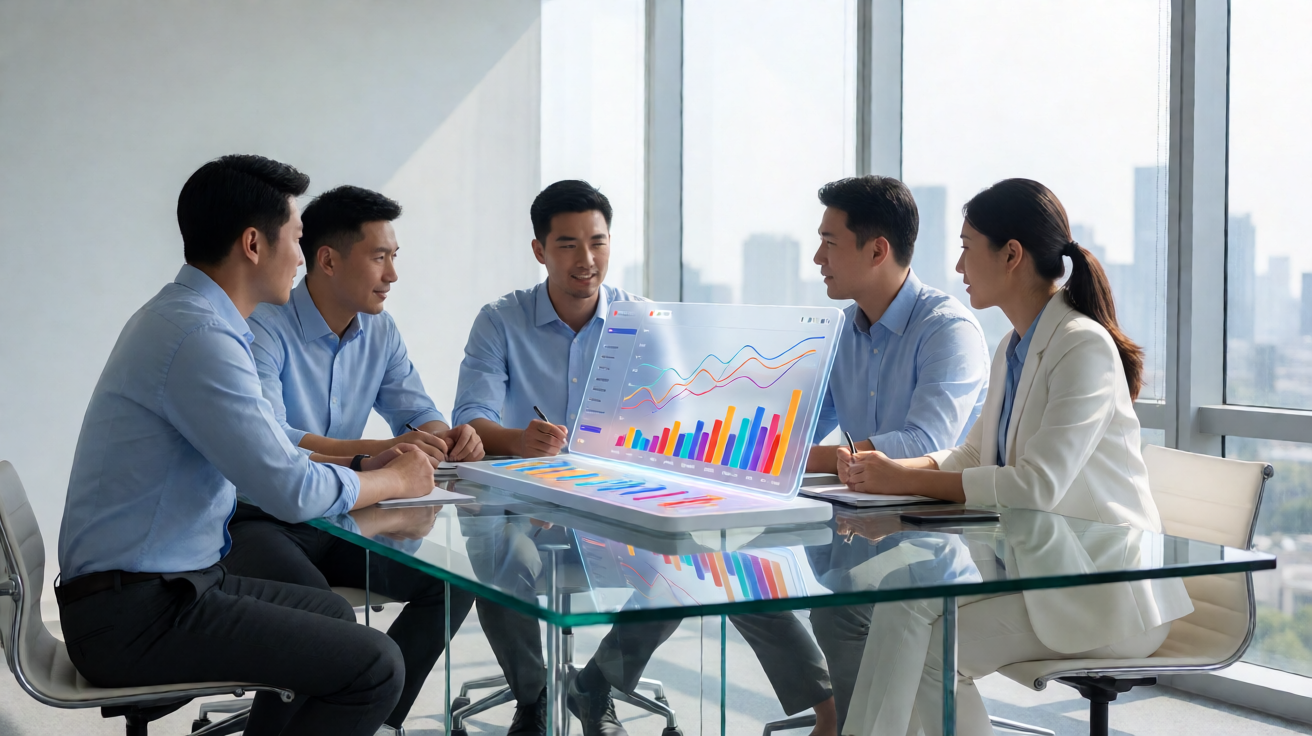 体育数据可视化仪表盘，展示柱状图和折线图